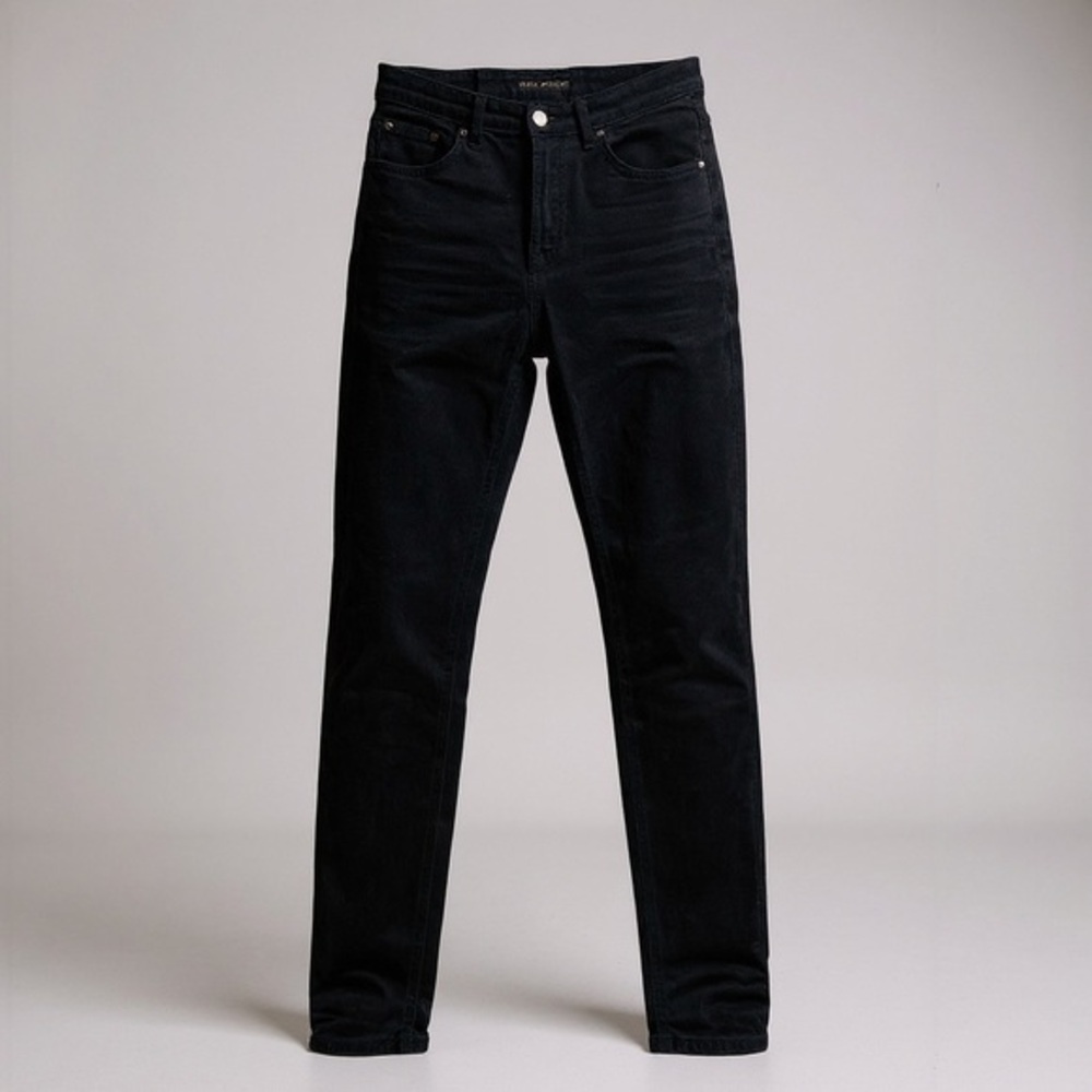 Nudie High Top High Rise Tilde Black Coal Skinny Jeans